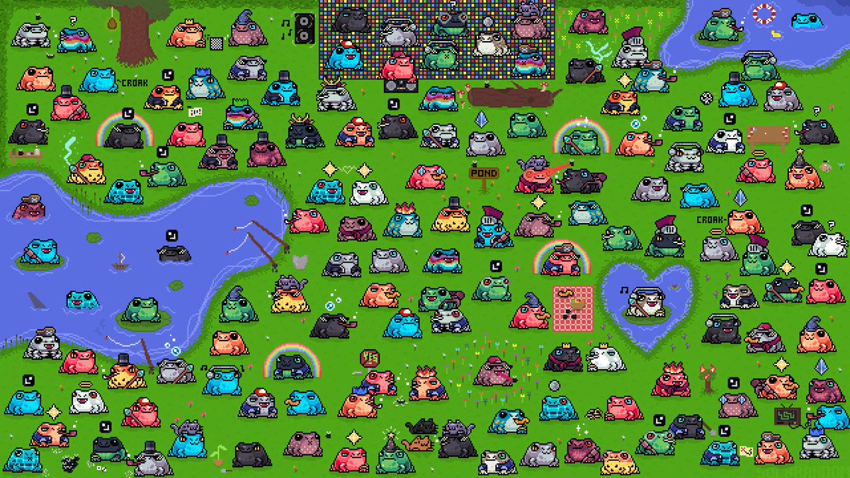 efrogs_on_linea's tweet image. Ethereum Frogs purchased a big pond on Linea digital real estate on World Frogs Day ( march 20, 2024 )

the rest is history 🐸💥