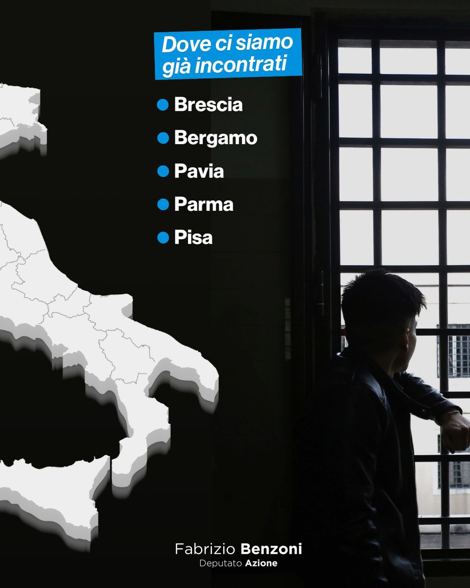 fabriziobenzoni's tweet image. “Liberi di ricominciare: carcere e lavoro” é un format a cui abbiamo dato vita per sensibilizzare sul tema del #carcere e sulla rieducazione come diritto costituzionale, ma anche come prevenzione.
Lo abbiamo portato a Brescia, Bergamo, Pavia, Parma e Pisa e ripartiamo da…
