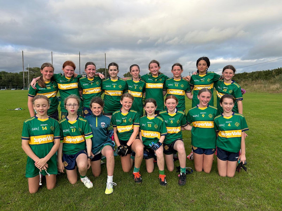 Great effort from our U13 girls again this evening as they continue their summer league V Ballinhassig. They were unlucky to go down to a narrow defeat in the second half against a strong wind. They will go again on Thursday.💪