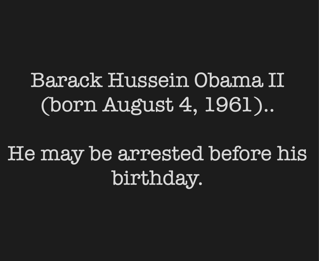 rockyoumentally's tweet photo. Change...
#BarackObamaisgay  #Obama #ObamaExposed #obamaarrest #ObamaCorruption #Obamadontcare  #Military #trump https://t.co/g2dn9INUWV
