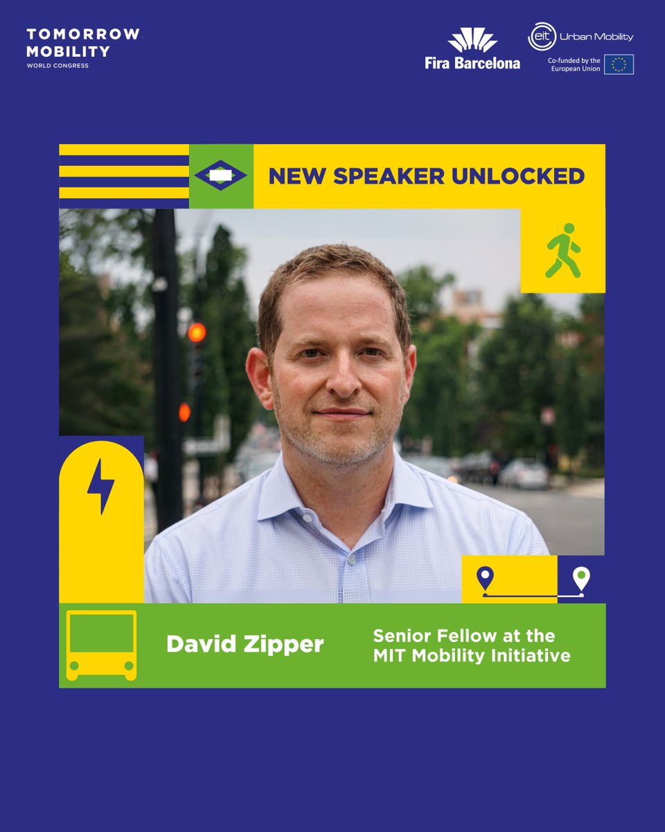 EITUrbanMob's tweet image. 🚨 Big challenges need bold voices!
At #TMWC25 (4–6 Nov, Barcelona), leaders like @DavidZipper, Karen Vancluysen & Marc Rozendal will tackle car bloat, inclusive transport, zero-emission tech & more.
🎟️ Early bird tickets: loom.ly/KvVx9BI
#MoveBetter