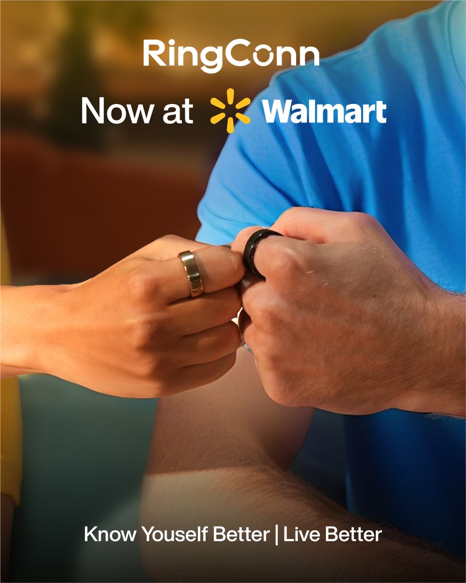 RingConn is now at <a href="/Walmart/">Walmart</a> ! 🇺🇸
Find Gen 2 now via LINK IN BIO — Your wellness journey just got a whole lot easier.