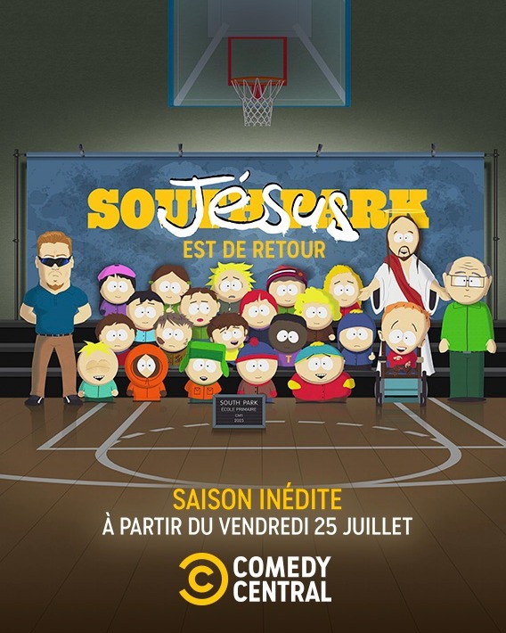 La nouvelle saison de South Park débarque tous les vendredis à 22h à partir du 25 juillet sur Comedy Central 💥 #SouthPark