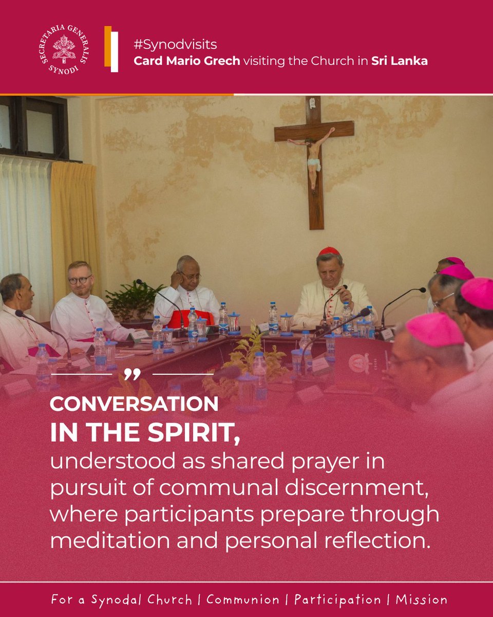 Synod.va (@synod_va) on Twitter photo #synodvisits <a href="/GrechMario/">Card. Mario Grech</a> in #Srilanka: “Do not fear to hoist the sails to the wind of the #HolySpirit,” stated Card Grech addressing the faithful gathered at the Archdiocesan Pastoral Convention in Colombo on July 19, 2025 #synodvisits <a href="/GrechMario/">Card. Mario Grech</a> in #Srilanka: “Do not fear to hoist the sails to the wind of the #HolySpirit,” stated Card Grech addressing the faithful gathered at the Archdiocesan Pastoral Convention in Colombo on July 19, 2025