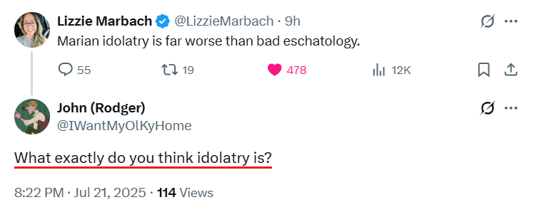 ronhenzel's tweet image. Start here:
⁴ “You shall not make for yourself a carved image, or any likeness of anything that is in heaven above, or that is in the earth beneath, or that is in the water under the earth.
⁵ You shall not bow down to them or serve them, for I the Lᴏʀᴅ your God am a jealous…