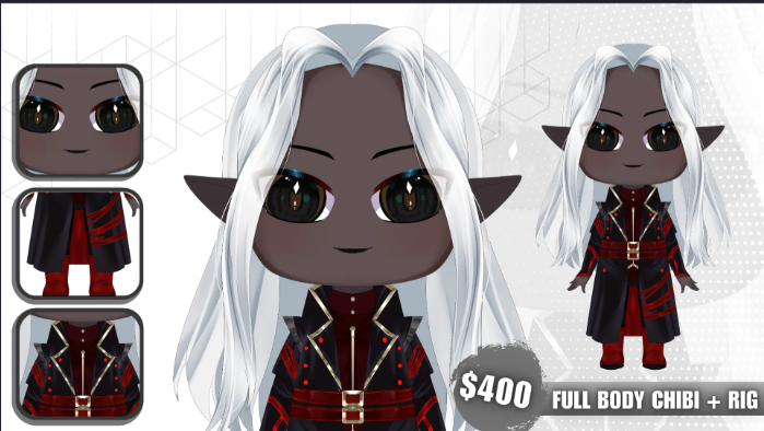 IamKeikoArt's tweet image. 🌟✨ CHIBI VTUBER COMMISSION OPEN!! ✨🌟
Wanna be a smol cutie on stream? I gotchu
🧸 Fullbody Chibi + Rig : $400
🛠️ Add-on: VBridger + $300
📩 Order now:
vgen.co/keikoarts/serv…
💌 Feel free to DM if you got any questions
Let’s make your chibi dreams real!