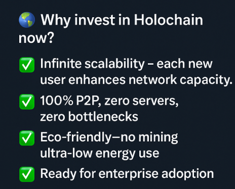 2NkTCnFaS2psRfw's tweet image. 🌐 Why invest in #Holochain now?

✅ Infinite scalability – each new user enhances network capacity.
✅ 100% P2P, zero servers, zero bottlenecks.
✅ Eco-friendly—no mining, ultra-low energy use.
✅ Ready for enterprise adoption.
Get ahead of the wave 🌊🚀
#Web3 #HOT #Crypto