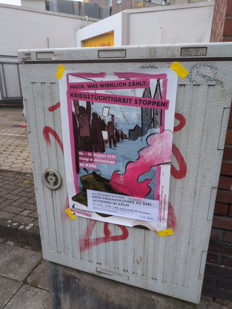 srddorf's tweet image. Morgen, Mittwoch, 19 Uhr, zakk: Infos über die Aktionen von @REntwaffnen