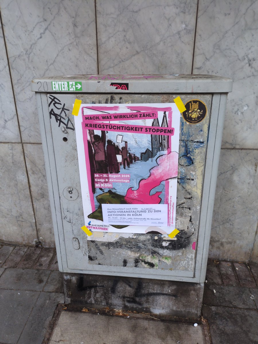 srddorf's tweet image. Morgen, Mittwoch, 19 Uhr, zakk: Infos über die Aktionen von @REntwaffnen