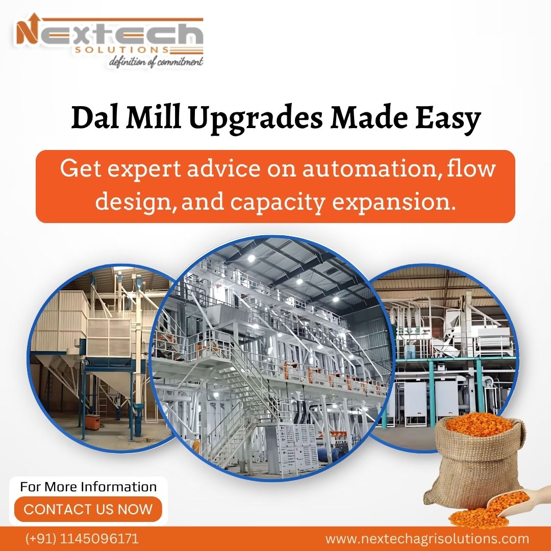 Nextechagrisol's tweet image. Transform Your Dal Mill with Ease 🌾⚙️ – Unlock the power of automation 🤖, efficient flow design 🔄, and seamless capacity growth 📈
.
#DalMillUpgrades #AutomationInIndustry #FlowDesign #CapacityExpansion #MillUpgrades #MillAutomation #SustainableFarming #NextechAgriSolutions