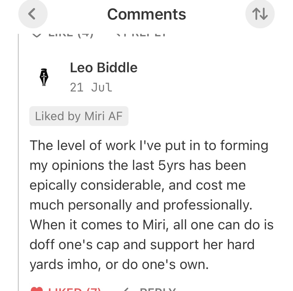 BandyGit's tweet image. Leo @biddle_leo makes a great point here in a comment on an article by @MattersInformed
Many of us have spent thousands of hours in the last 5 years re-educating ourselves & confronting lies that we previously believed, only to be treated with derision by family/friends.