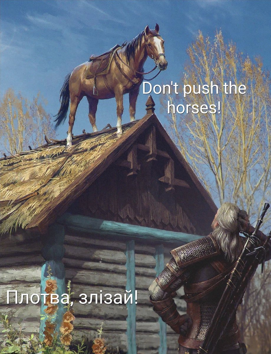 GamewayUA's tweet image. Don&apos;t push the horses!)