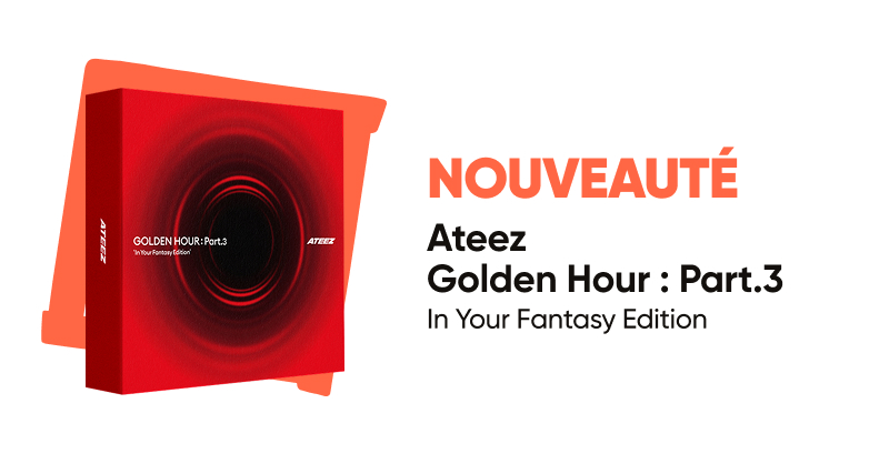 Fnac's tweet image. 🚨 #Nouveauté 🎧 les éditions exclusives de l'album d'ATEEZ "Golden Hour : Part 3" est disponible sur le site dédié aux fans du groupe 👉 ateez.band-ies.com