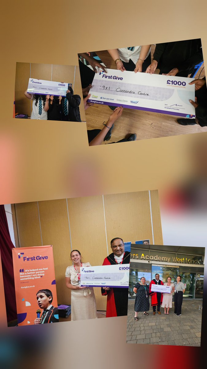 FirstGiveAFo's tweet image. Last week, I had the pleasure of presenting the Final @RiversAcademy. Yr9 you were fantastic, choosing some really amazing charities. Class 9X1 snatched the win for Cassandra Centre who had their charity rep there to see your amazing work.
Well done! @JPFoundation @CllrJunue