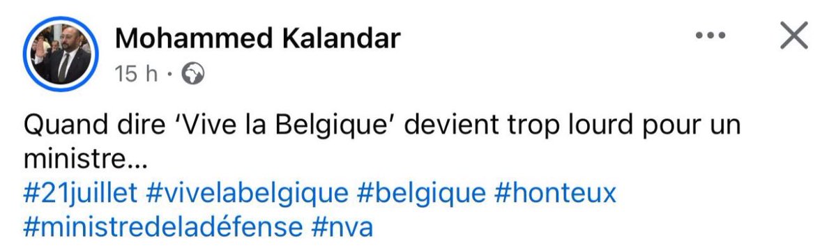 simao_rda's tweet image. Dixit l’échevin qui ne parle même pas français. 😂
Le même qui se réjouissait d’actes extrémistes par des milices et le même qui se réjouissait de la mort d’un dessinateur qui caricaturait son prophète. Lunaire.
@FranckenTheo n’a pas à rougir face à ça.
