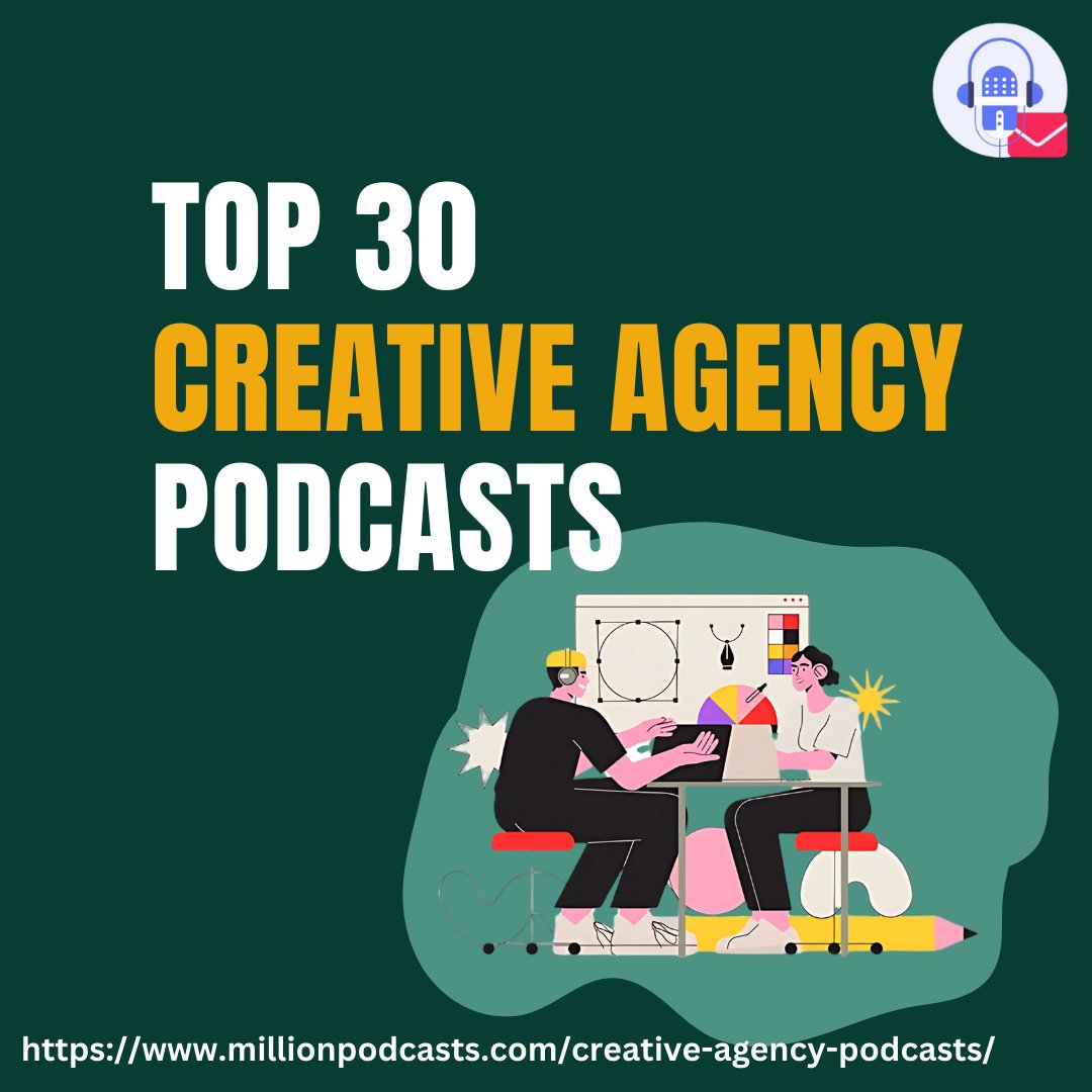 MillionPodcasts's tweet image. 🎧 Top 30 Creative Agency Podcasts of 2025! 🎧
🔗 Full list here: millionpodcasts.com/creative-agenc…
Discover the best insights, trends & strategies from leading voices in creative, branding & digital agencies. 🎨📈🎧
🎧 Why use this list?
✅ Direct access to top creative agency…