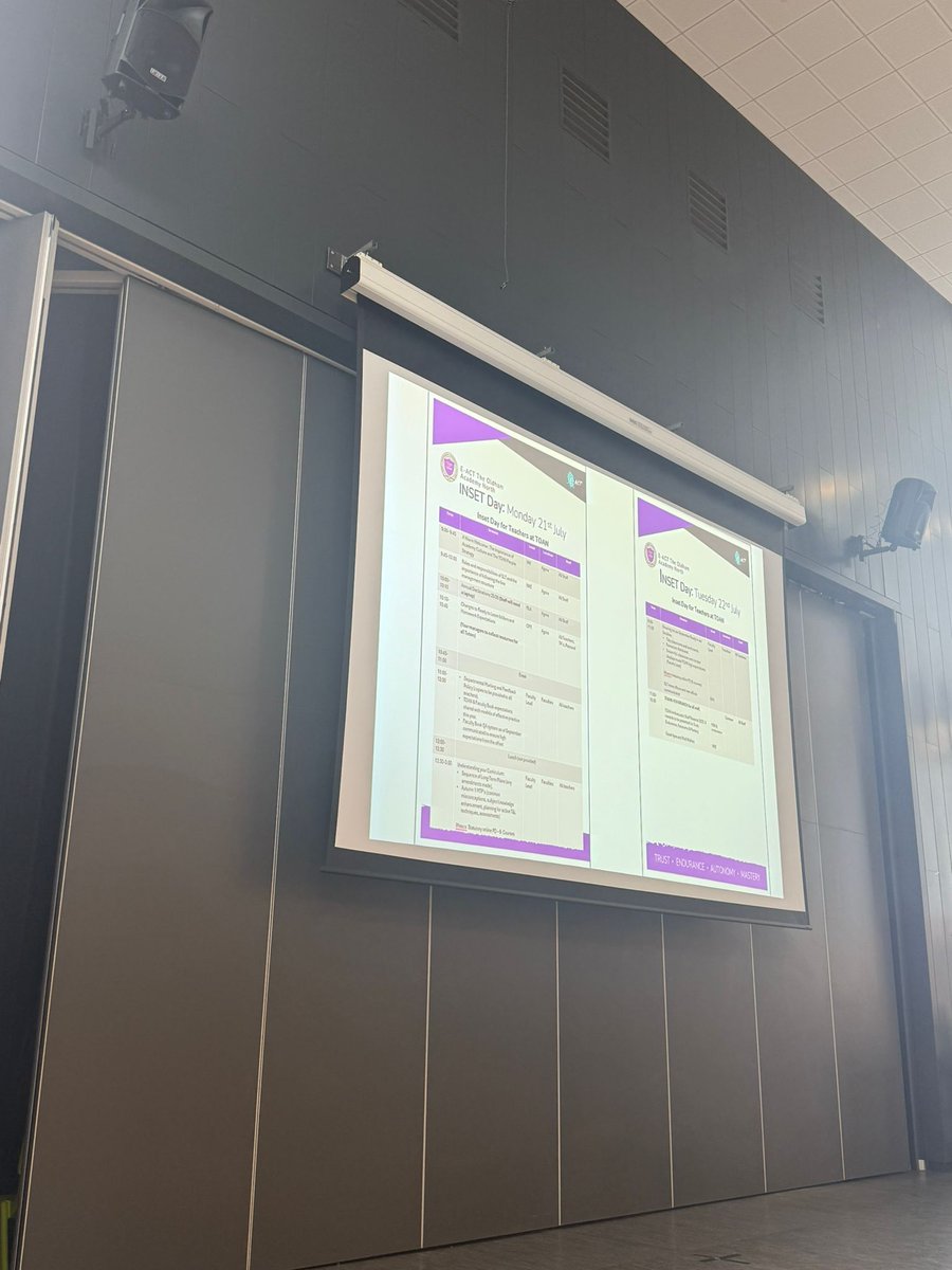 Successful first day of training yesterday with our new Headteacher, Mr Wilson. Day 2 of training will involve our Ambassador staff award ceremony - watch this space for the winners! 🙌