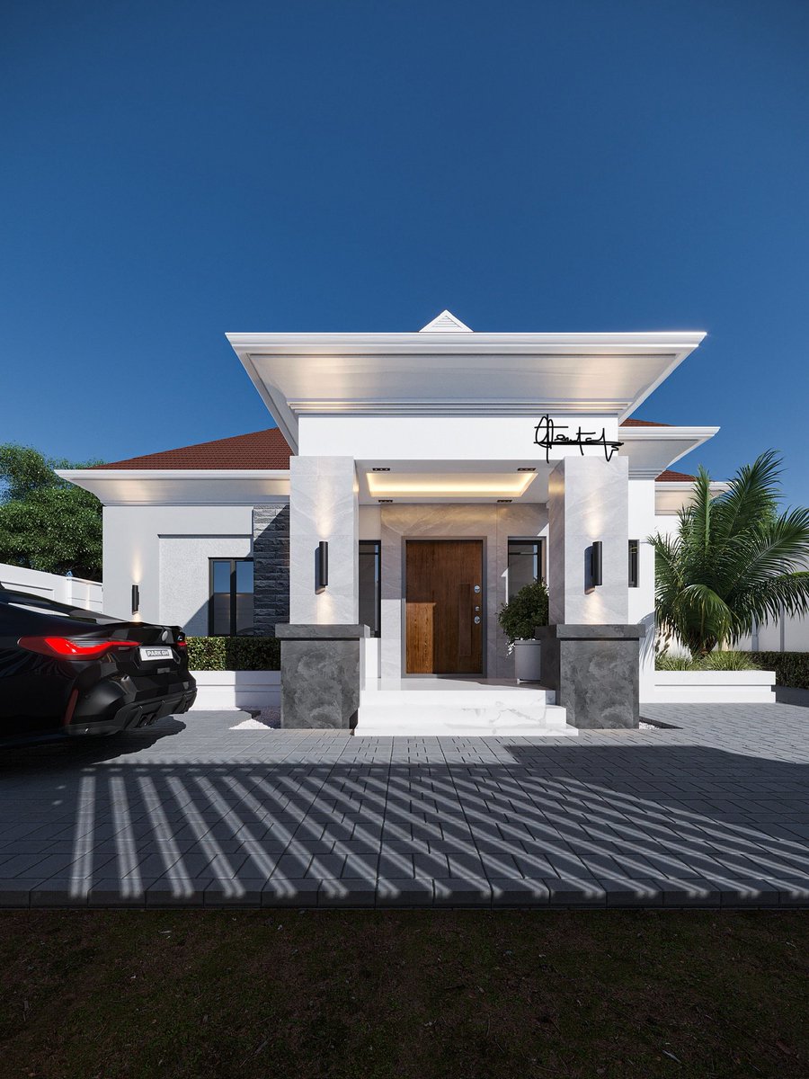 temitoayoo's tweet image. A four bedroom home visualisation.