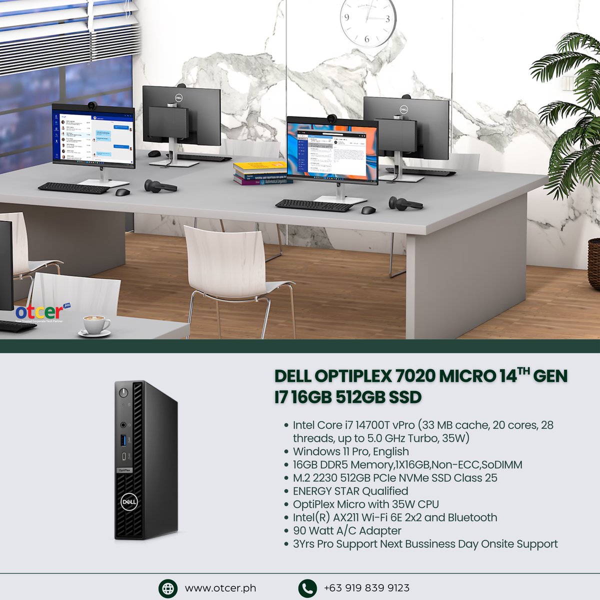 otcer_ph's tweet image. 🖥️ 35W CPU, 20 cores, vPro® Security.
It’s what IT departments asked for.

📲 otcer.ph | Viber: +63 919 839 9123
#OtcerPH #ITManagedSolutions