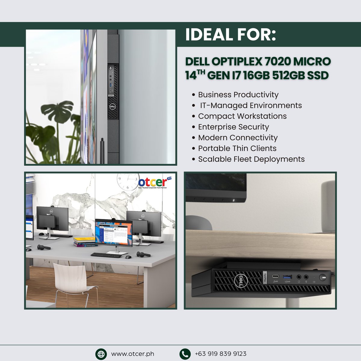 otcer_ph's tweet image. 🖥️ 35W CPU, 20 cores, vPro® Security.
It’s what IT departments asked for.

📲 otcer.ph | Viber: +63 919 839 9123
#OtcerPH #ITManagedSolutions