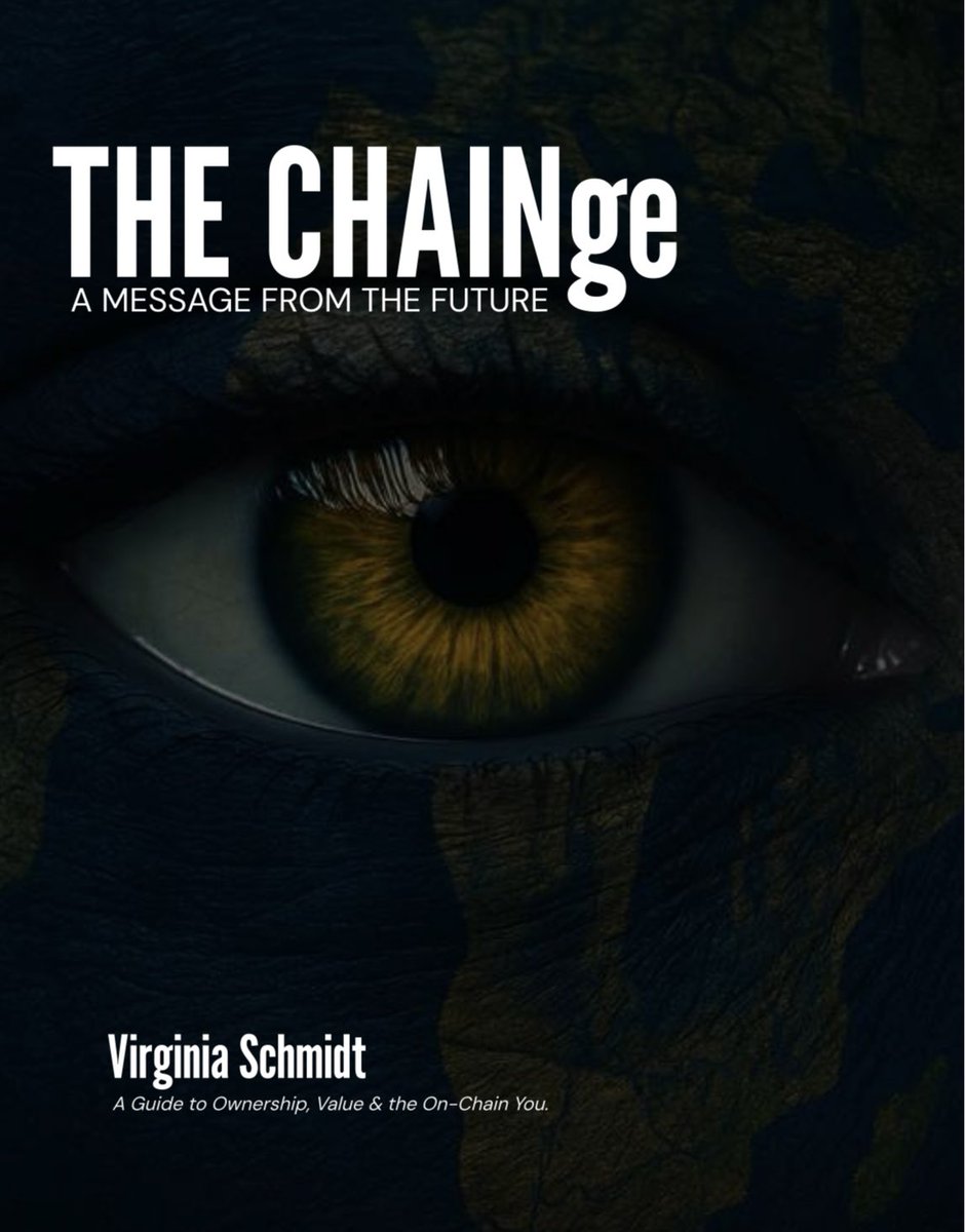 ginmprofy's tweet image. FREE EBOOK! READ TO CHAINge! If you’re up for a good read today, head over to my website and grab the free e-book: THE CHAINge: A Message from the Future.
ginschmidt.com
I’m basically lending you my future glasses .. see what’s coming, get inspired, and maybe…