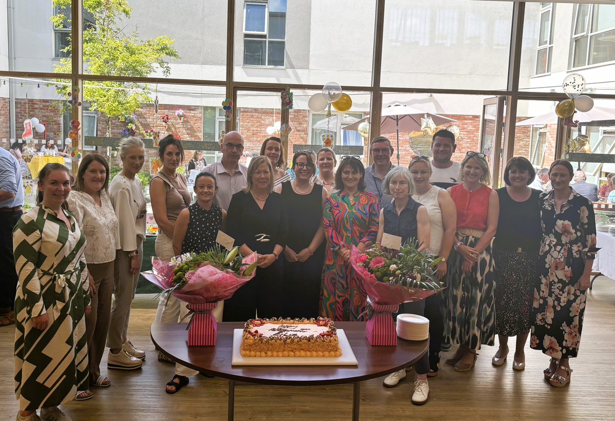 HSEDubSouthEast's tweet image. Colleagues gathered in Waterford recently to wish Eilís Geraghty, GM in Older Persons Services in IHA Carlow Kilkenny & Tipperary South, a very happy retirement.
Eilís served for many years in various roles across the South East, always demonstrating exceptional commitment 💐