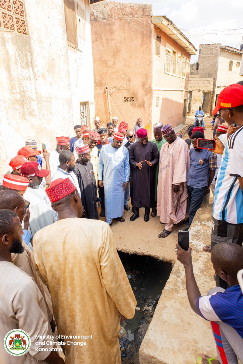 DahirMHashim's tweet image. Under the directive of His Excellency, the Governor of Kano State, Alhaji Abba Kabir Yusuf, I paid a visit to the communities of Rijiyar Zaki and Yakasai to assess the challenges related to drainage systems in these areas. This action follows the Governor’s instruction to…