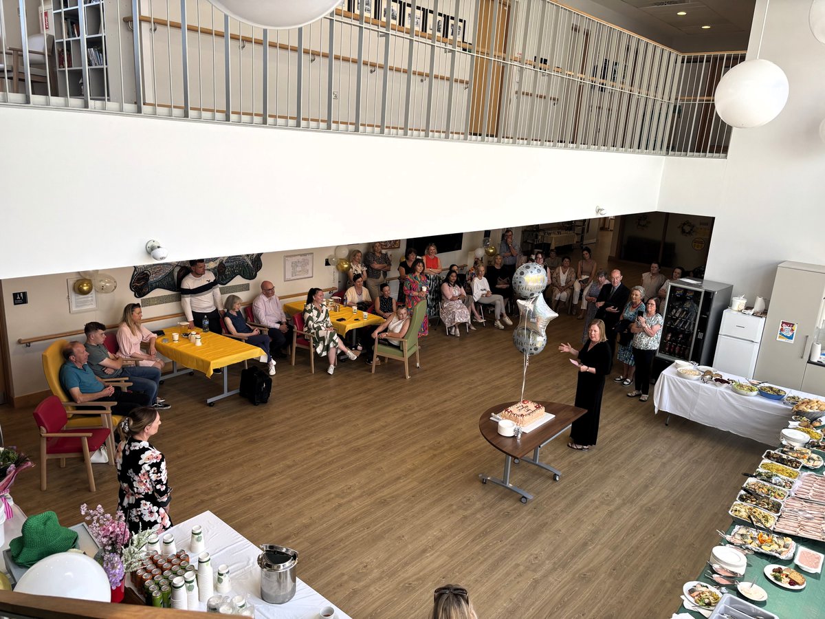 HSEDubSouthEast's tweet image. Colleagues gathered in Waterford recently to wish Eilís Geraghty, GM in Older Persons Services in IHA Carlow Kilkenny & Tipperary South, a very happy retirement.
Eilís served for many years in various roles across the South East, always demonstrating exceptional commitment 💐