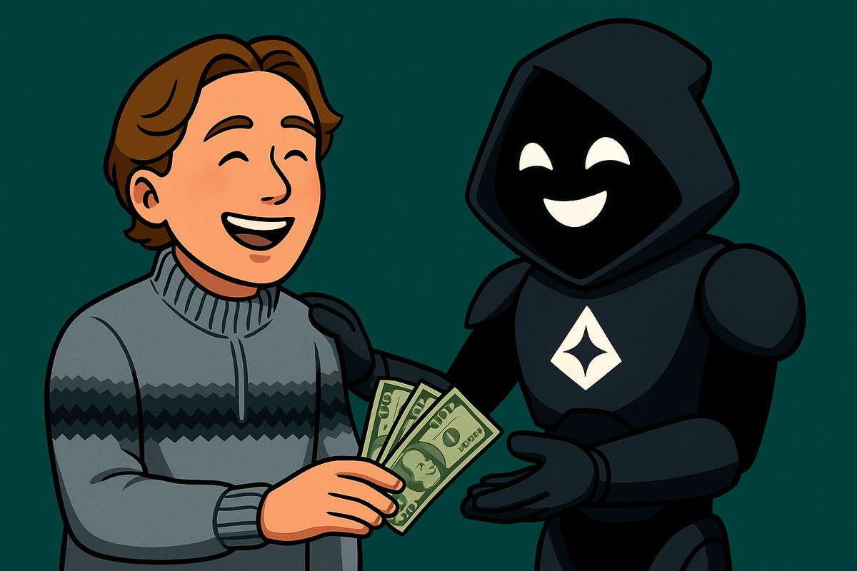 0xSimony's tweet photo. Giza ne cherche pas à créer un nouvel intermédiaire onchain, mais un outil permettant à l’utilisateur d’interagir directement avec les éléments de base du Web3.

Une interface 100% personnalisable et configurable :

• votre profil de risque
• votre tolérance aux frais de transaction
• votre fréquence d'interactions avec le marché

Ils cherchent à éliminer la problématique de la c̷o̷g̷n̷i̷t̷i̷o̷n̷ ̷h̷u̷m̷a̷i̷n̷e̷  vers une cognition automatisée, un fonctionnement continu (24h/24), une discipline sans émotion et une exécution ultra-précise.

Créer une réelle interface Web3 ultra-personnalisable qui permet à l'utilisateur de déléguer ses actions à une intelligence automatisée, fiable et performante.

Bienvenue dans la finance xénocognitive 🫡