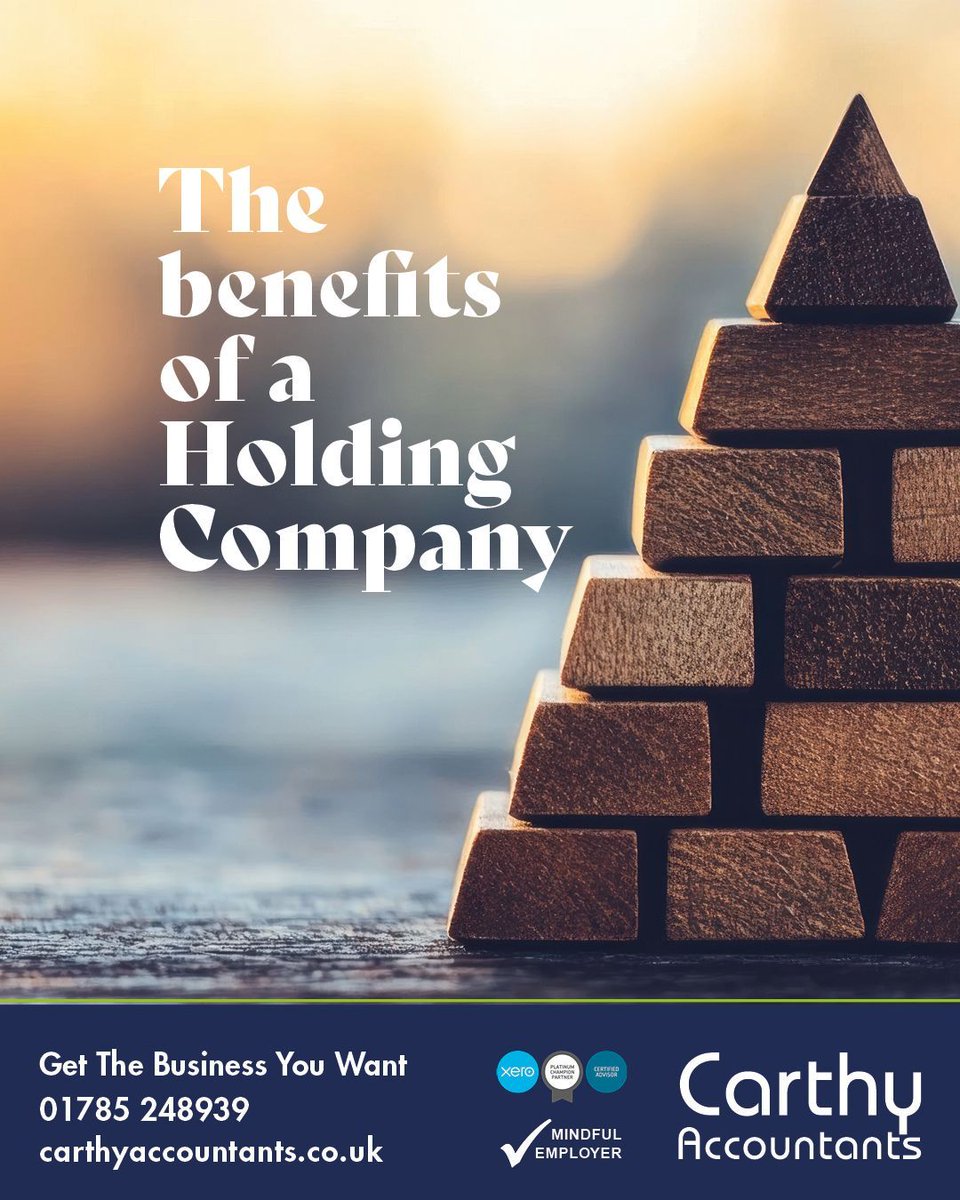 carthyaccounts's tweet image. Thinking about growing your business?

A holding company could be the move that saves you tax and protects your assets.

Find out why it matters and when to set one up.

carthyaccountants.co.uk/holding-compan… 

#BusinessSuccess #UKTax #SmallBizAdvice #Accountants #Staffordshire