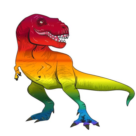 MissVega8888's tweet image. Why haven’t scientist found any bones of non binary dinosaurs? When will we see a Tran-a-saurus Rex?