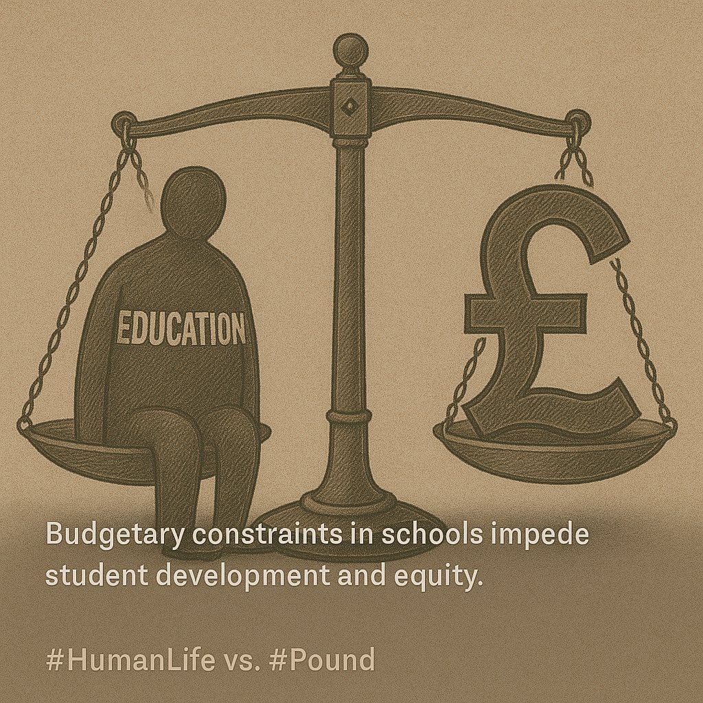 Budgetary constraints in schools impede student development and equity.

It’s not a funding problems, it’s a lack of pressure to prevent it as an excuse

#HumanLife vs. #Pound