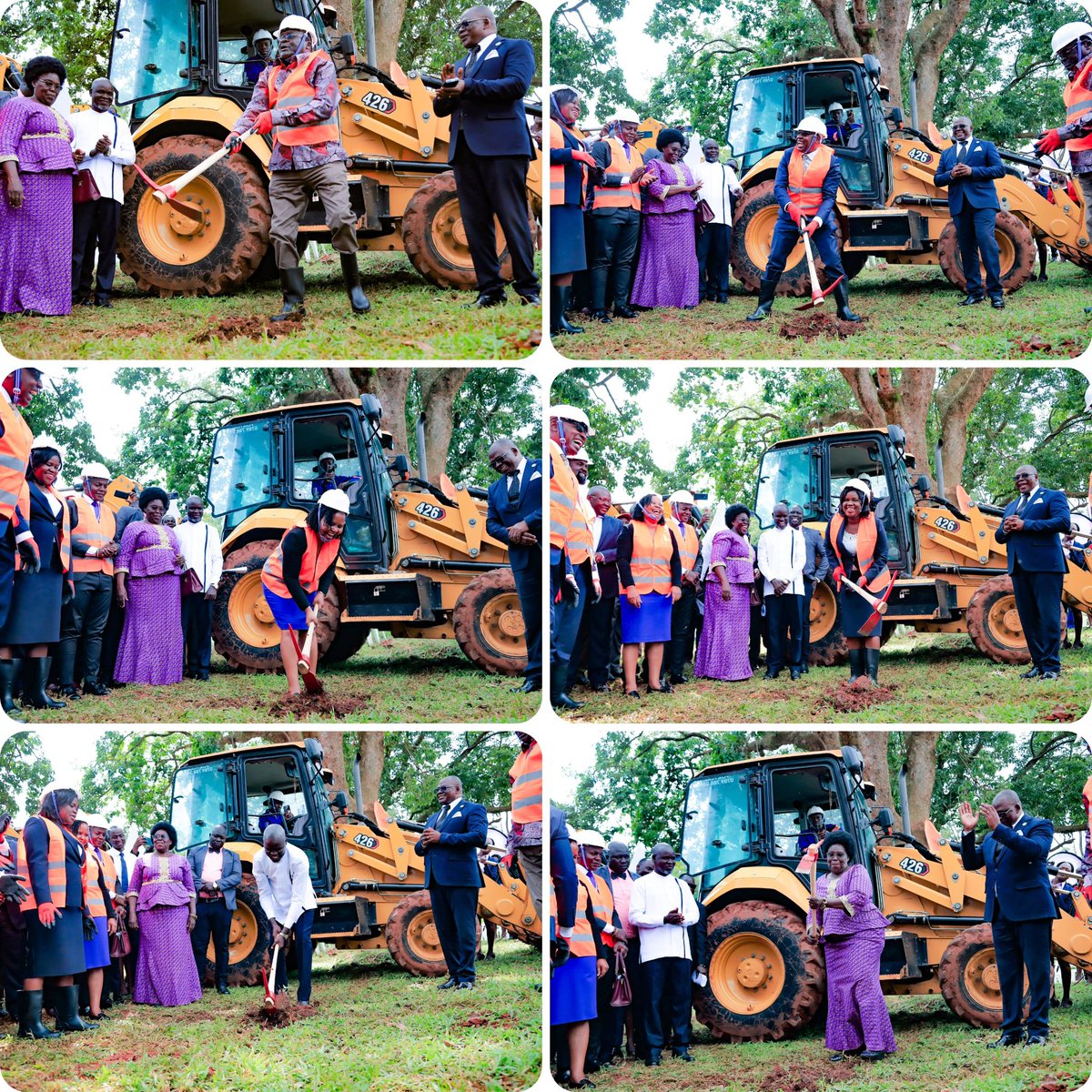 JudiciaryUG's tweet image. Happening Now: The Chief Justice, Justice Alfonse Chigamoy Owiny - Dollo, is presiding over the groundbreaking ceremony for the Regional Court of Appeal, Gulu at the construction site in Gulu City.
The Chief Justice was welcomed by the Deputy Chief Justice, Justice Dr. Flavian…
