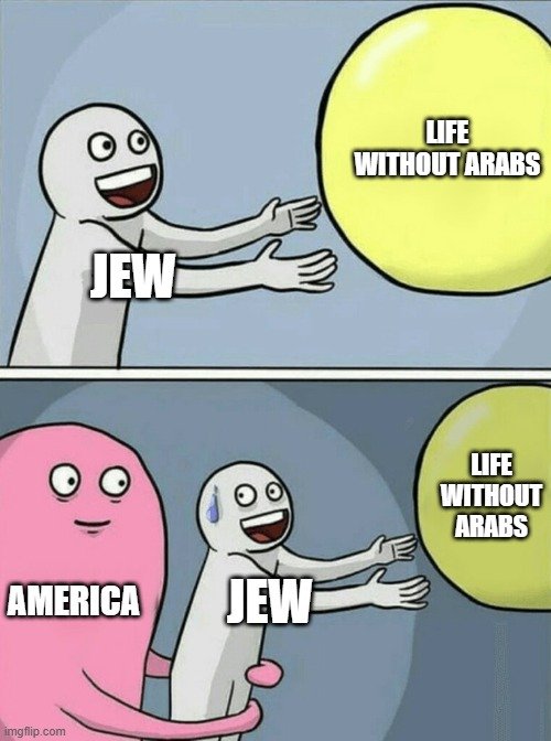 real_IHN_isback's tweet image. Israel's relationship with America summed up in a single meme: