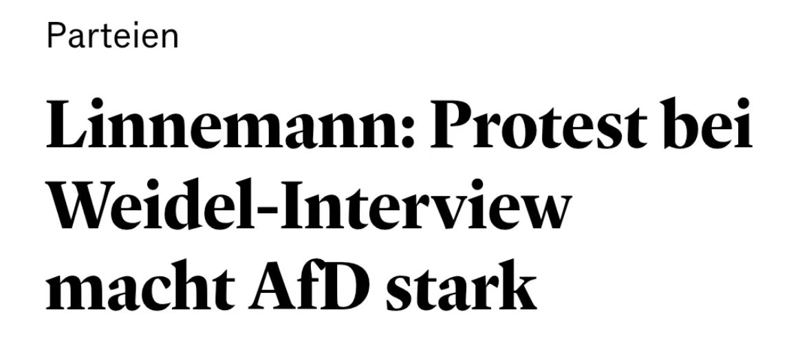 MeyerMacht's tweet image. Ich würde sagen, liebe CDU: Was die AfD stark macht, ist, wenn man ihre Inhalte übernimmt.
Wenn man ihre Sprache spricht.
Wenn man in Kommunen mit ihr stimmt.
Und wenn man sich über Proteste mehr empört als über gesichert Rechtsextreme.
Aber gut. Der Protest ist ja das Problem.