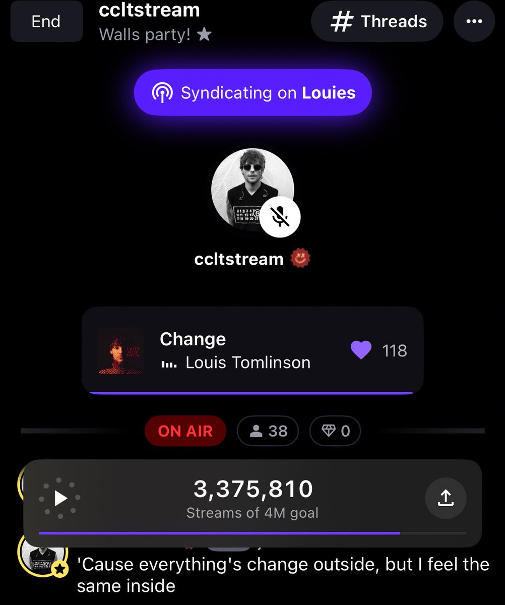 ccltstream's tweet image. con esta hermosa hermosa canción finalizamos esta SP, sé que se sintió un poco diferente la verdad si fue muy improvisada pero gracias por acompañarme!! las quiero mucho nos vemos en la siguiente linda noche !! 🦁🩷
#Wallsto1billion