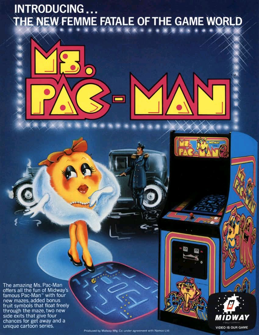 Press_Start9's tweet image. ¿Quién recuerda las emociones de jugar Ms. Pac-Man en las arcades? Un verdadero clásico atemporal🕹️💛. #RetroGaming #MsPacMan #ArcadeClassics