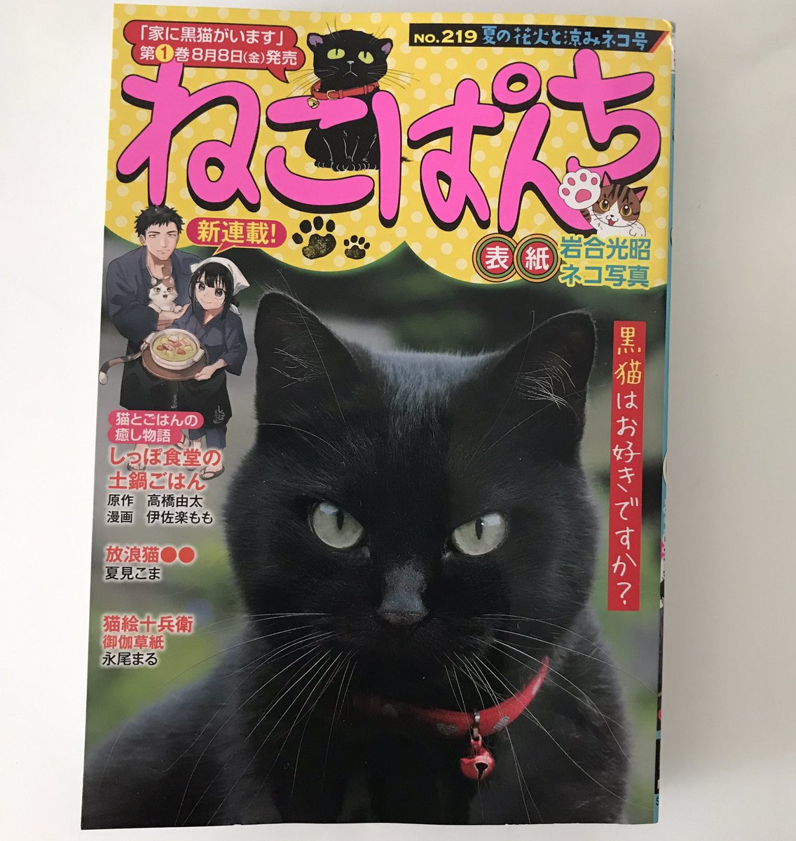 owamaruu's tweet image. 本日7/22発売の
ねこぱんちno.219夏の花火と涼みネコ号に「上ノ畑ニ居リマス」という漫画を掲載していただきました 読み切りの短いお話です よろしければ読んでみて下さい
#ねこぱんち
