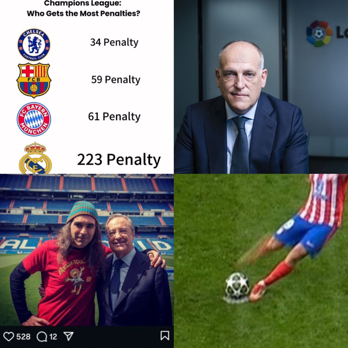 1fortune0's tweet photo. Reason why Madrid have 15 UCL, we can't compete 😭💀 https://t.co/tjT664yTBM