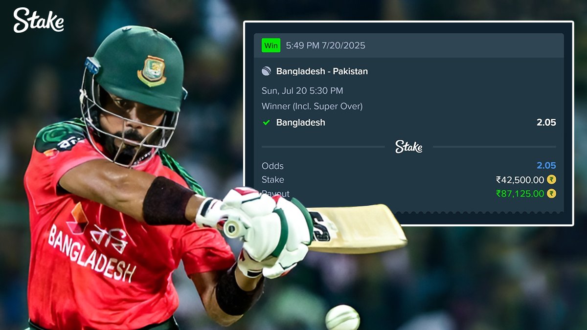 StakeIND's tweet image. Bangladesh plays Pakistan again tonight! 👀
Put down your stakes now! 👇
shorturl.at/MU5MM