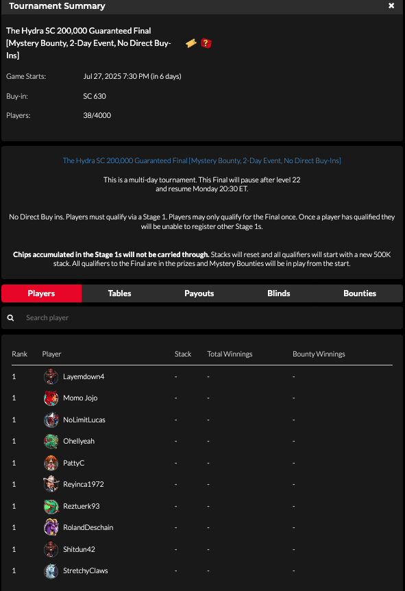 AlexNorlock's tweet photo. Playing in the Hydra this weekend off a 16.50SC satty! Biggest tournament I've ever played in. @official_glp https://t.co/yFLDurfCyx