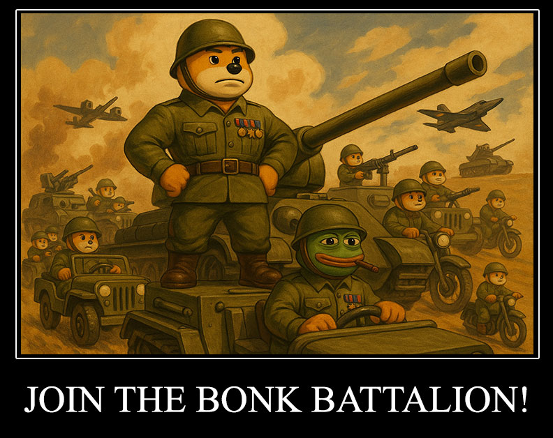 💥 Join the BONK battalion! 💣
Get the latest updates, memes, alpha, and chaos — all in one place.
Step into the Call of Bonk community now 👇

👉 t.me/COBCTO

#CallOfBonk #COB #CryptoCommunity