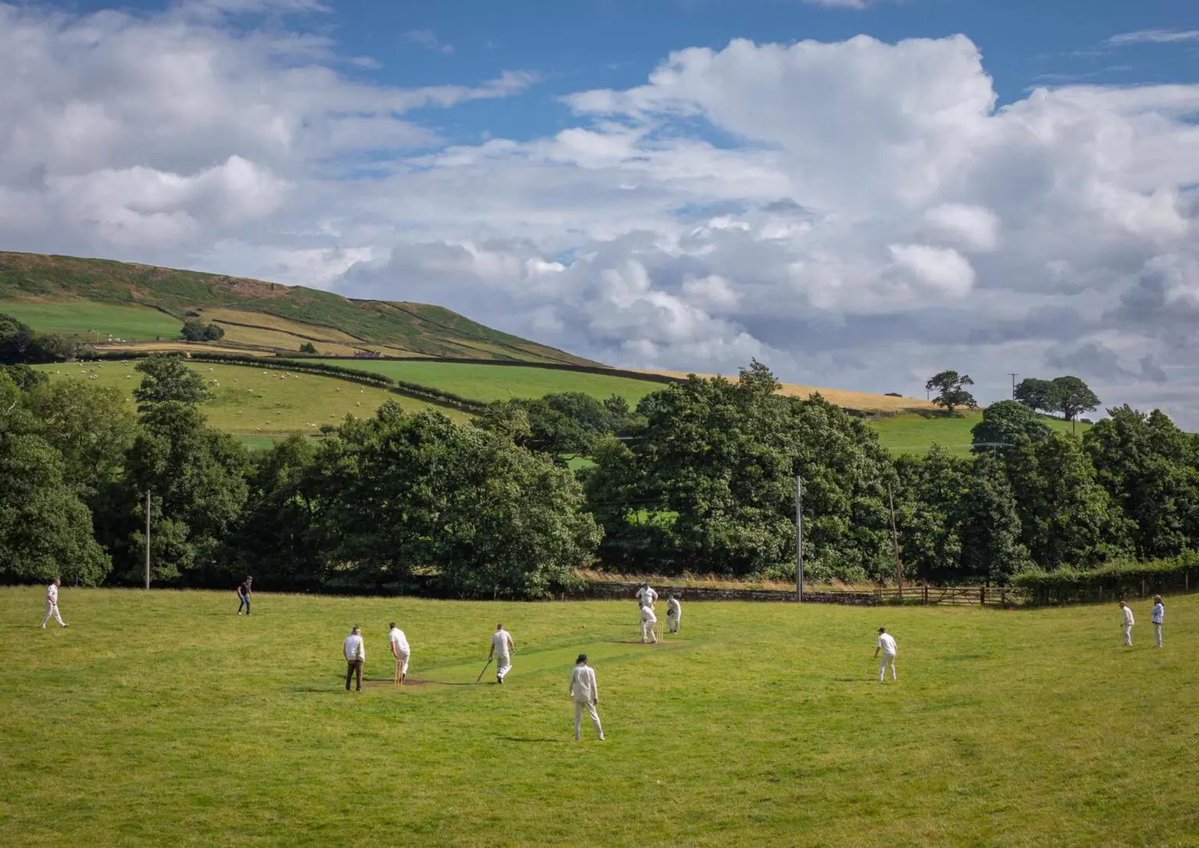 WG_RumblePants's tweet image. Today’s beautiful cricket ground is High Farndale in Yorkshire