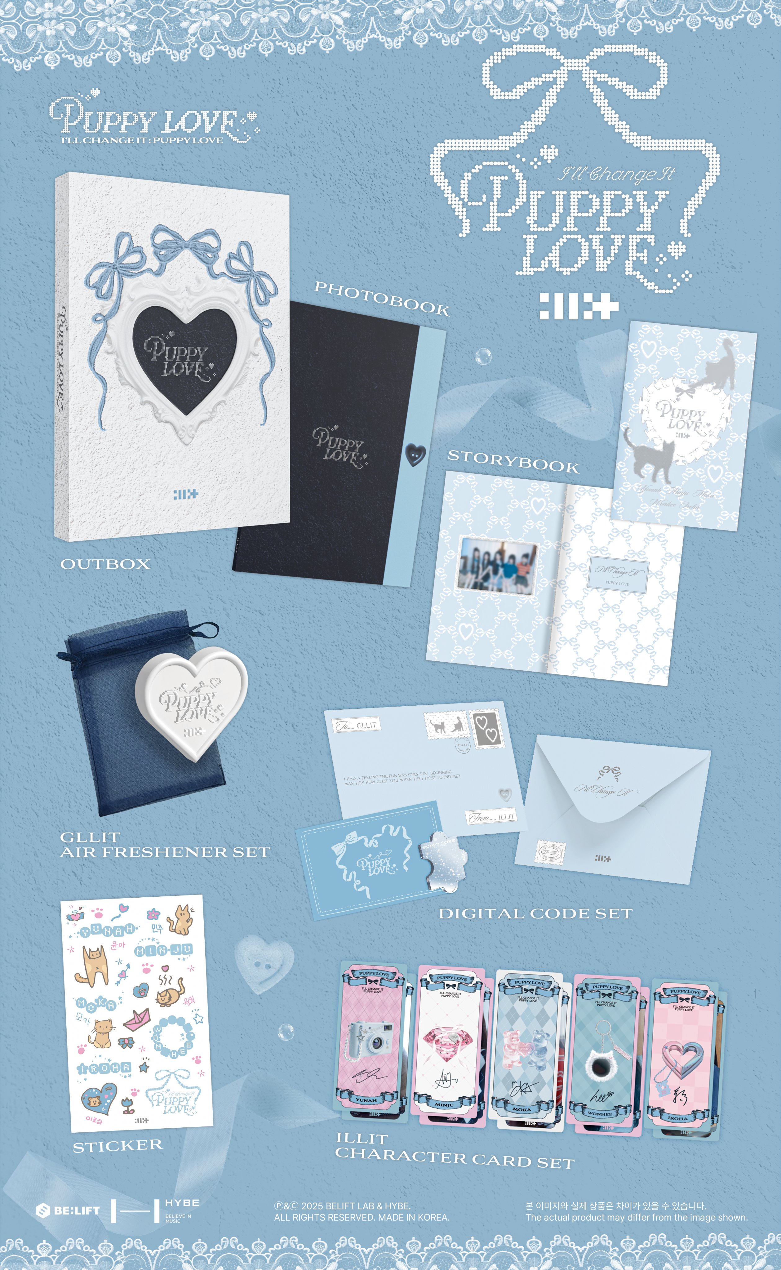 ILLIT PHOTOBOOK PUPPY LOVE WEVERSE特典付き ILLIT PHOTOBOOK [I'll change it : PUPPY LOVE] Autographed