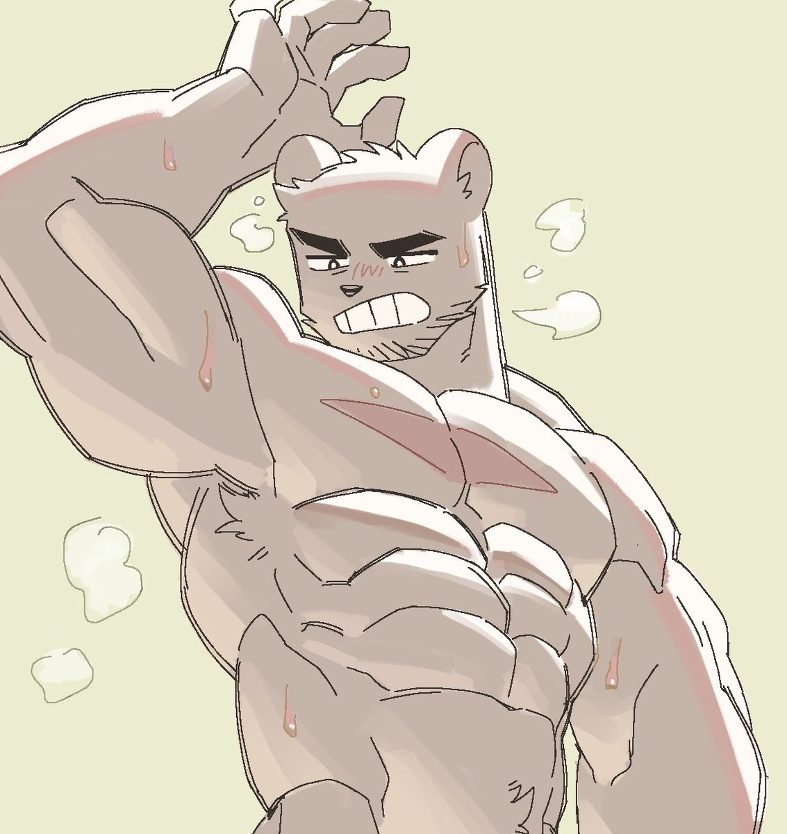 백곰인 쌤에겐 너무 더운 여름☀️🐻‍❄️🔥