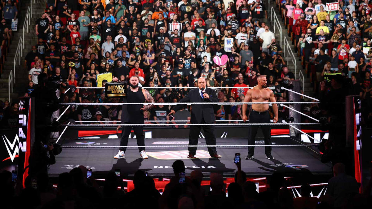 original_tribal's tweet image. #WWERaw July 21, 2025
Paul Heyman, Bron Breaker & Big Bronson Reed They came to say who they are
"The Industry of the Future"🔥