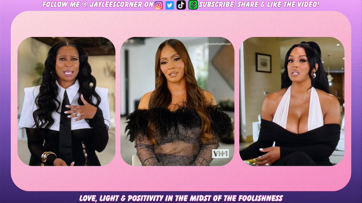 JayLeesCorner's tweet image. The 3 blind mice chiming in as if their life drama is better than Jackie life drama is ridiculous!
Jen is addicted to scammers.
Brandi refuses to divorce a cheater cheater pumpkin eater.
Evelyn "pat the puss" Lozada is a hateful black hole of insecurity.
#BasketballWives