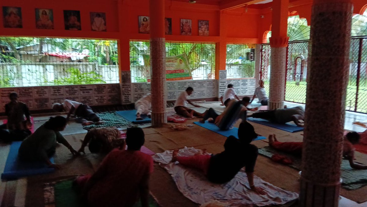This morning yoga class 22/7/25. Pranabananda Yoga Room. Kalighat Hindu Milan Temple Bharat Sevashram Sangh Cooch Behar.WB
<a href="/Patanjali_foods/">Patanjali Foods</a> <a href="/PParidhan/">Patanjali Paridhan</a> <a href="/PypAyurved/">Patanjali Ayurved</a>