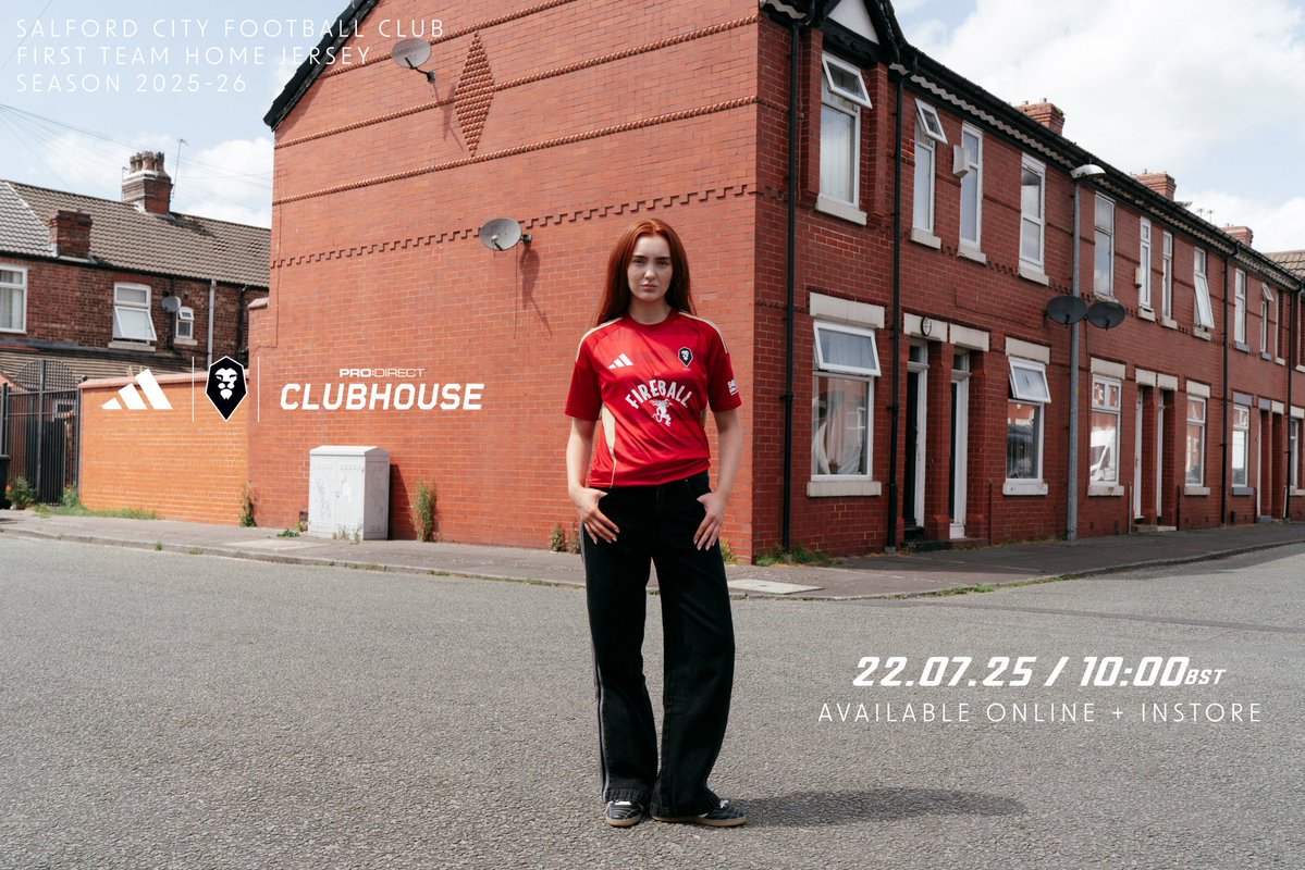 TerraceCarl's tweet image. In store and online from 10am, courtesy of Terrace retail operations at @SalfordCityFC 🙌