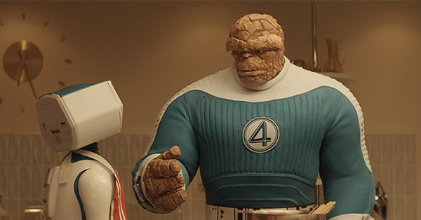 JuniorFett's tweet image. #TheFantasticFour has some of the most breathtaking sequences I've ever seen in a Marvel film. The SFX are a sight to behold. Matt Shakman crafts a beautiful love letter to Jack Kirby. Pascal and Kirbys chemistry is electric, and I needed more Thing and Herbie.